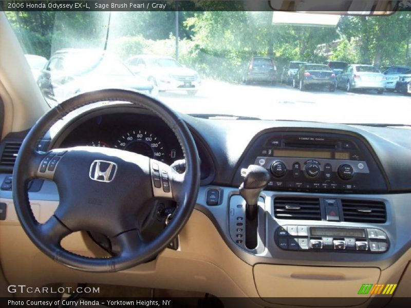Sage Brush Pearl / Gray 2006 Honda Odyssey EX-L