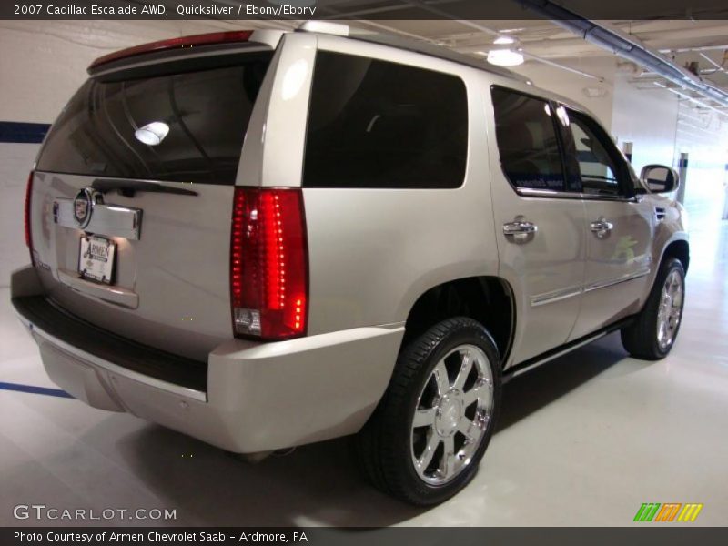 Quicksilver / Ebony/Ebony 2007 Cadillac Escalade AWD