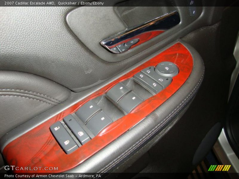 Quicksilver / Ebony/Ebony 2007 Cadillac Escalade AWD
