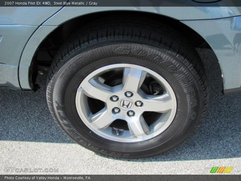 Steel Blue Metallic / Gray 2007 Honda Pilot EX 4WD