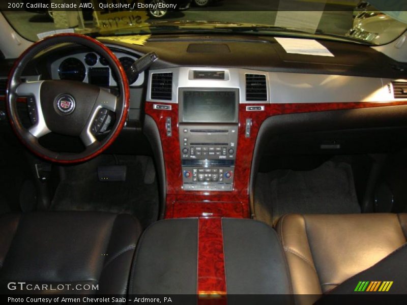 Quicksilver / Ebony/Ebony 2007 Cadillac Escalade AWD