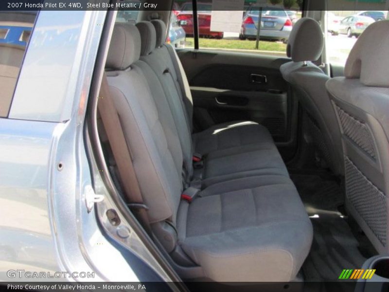 Steel Blue Metallic / Gray 2007 Honda Pilot EX 4WD
