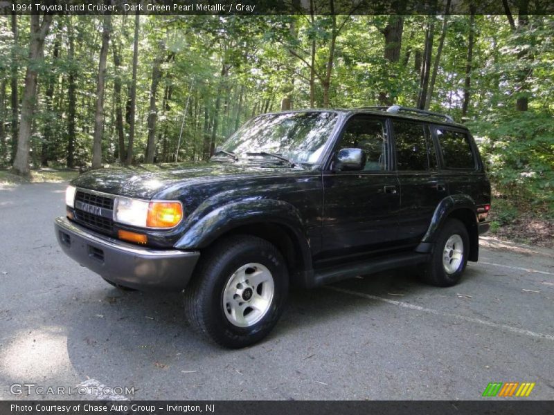 Dark Green Pearl Metallic / Gray 1994 Toyota Land Cruiser