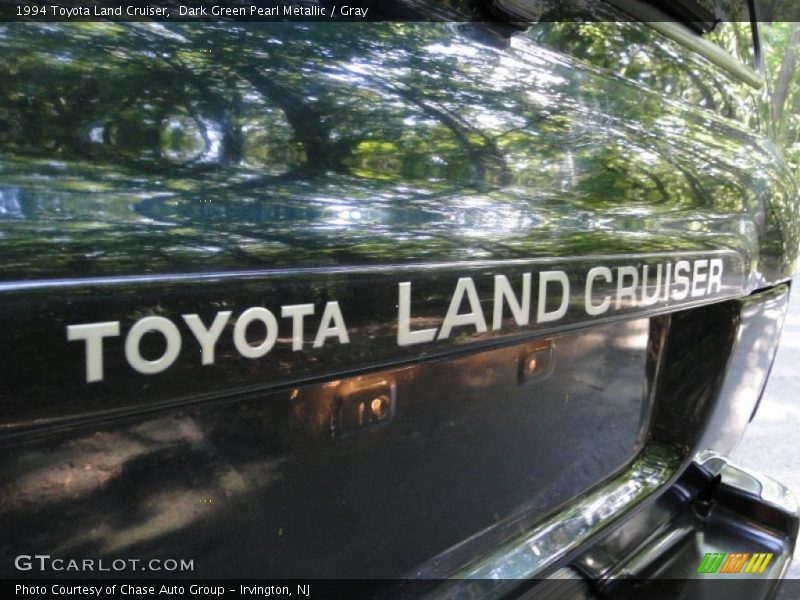 Dark Green Pearl Metallic / Gray 1994 Toyota Land Cruiser