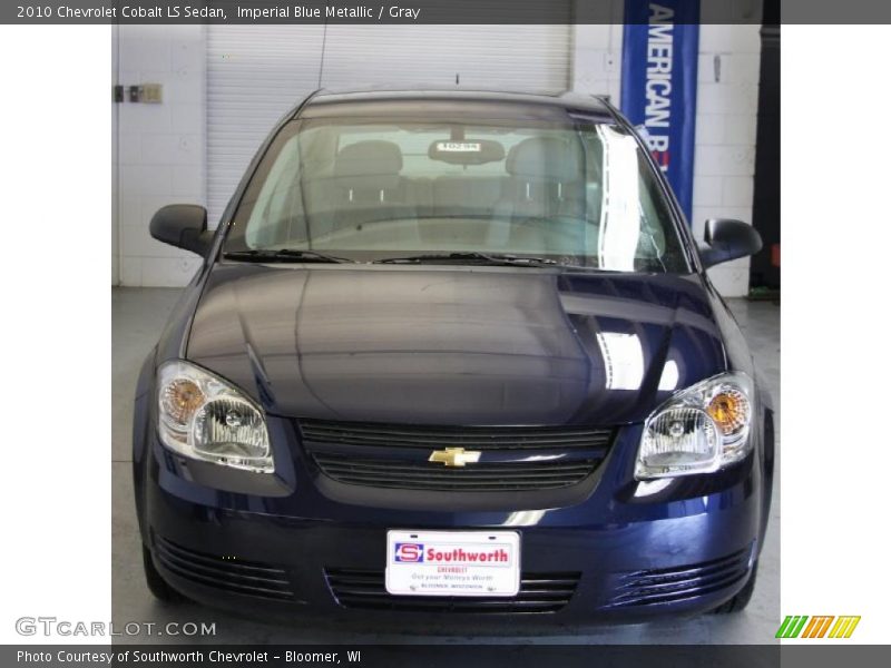 Imperial Blue Metallic / Gray 2010 Chevrolet Cobalt LS Sedan