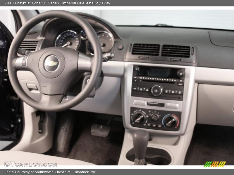 Imperial Blue Metallic / Gray 2010 Chevrolet Cobalt LS Sedan