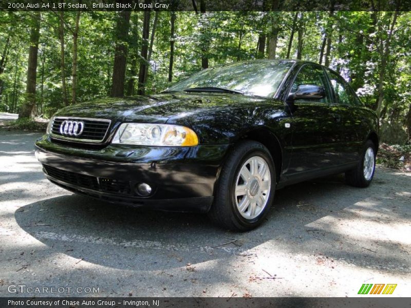 Brilliant Black / Opal Gray 2000 Audi A4 1.8T Sedan