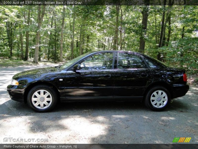 Brilliant Black / Opal Gray 2000 Audi A4 1.8T Sedan