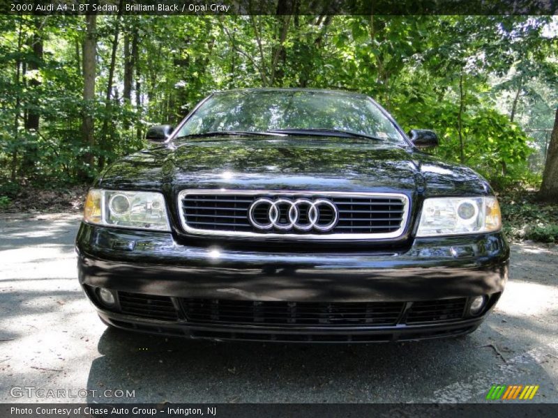 Brilliant Black / Opal Gray 2000 Audi A4 1.8T Sedan