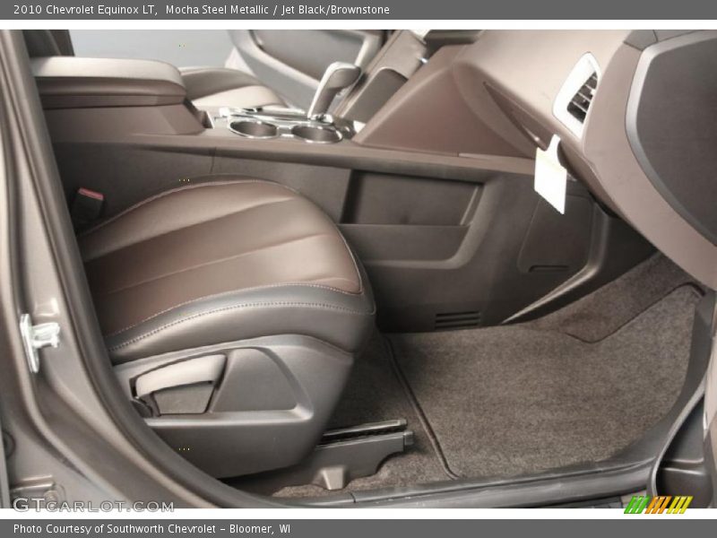 Mocha Steel Metallic / Jet Black/Brownstone 2010 Chevrolet Equinox LT