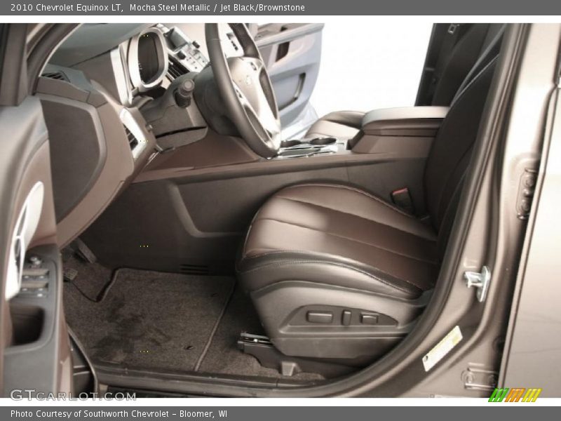 Mocha Steel Metallic / Jet Black/Brownstone 2010 Chevrolet Equinox LT