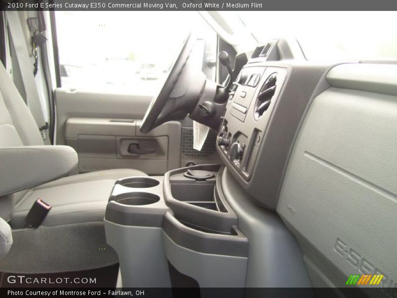 Oxford White / Medium Flint 2010 Ford E Series Cutaway E350 Commercial Moving Van