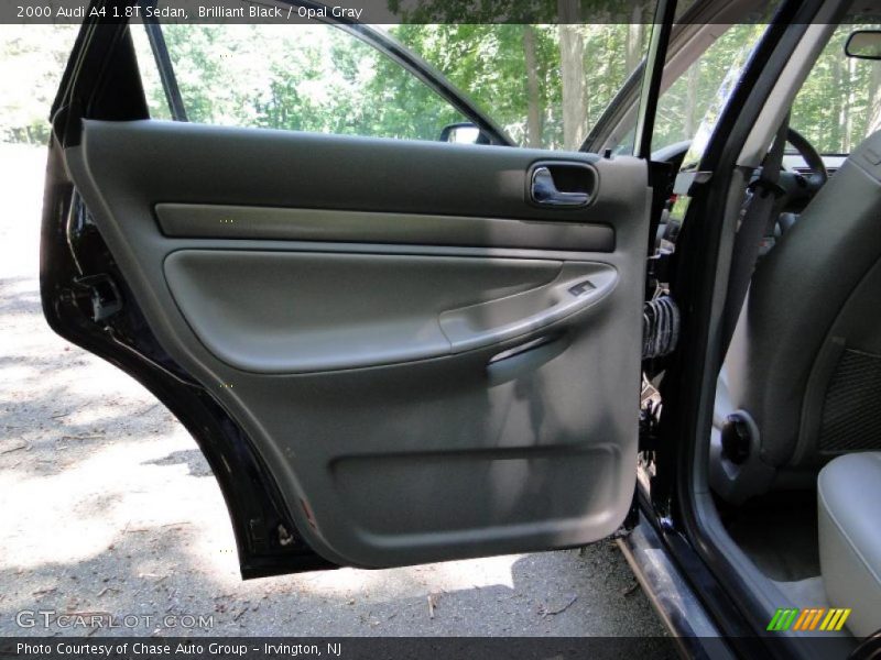 Brilliant Black / Opal Gray 2000 Audi A4 1.8T Sedan