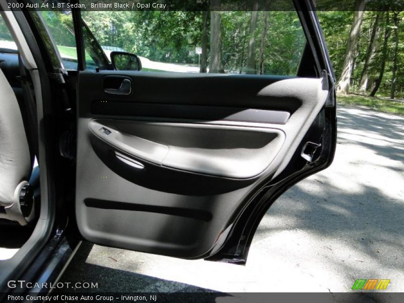 Brilliant Black / Opal Gray 2000 Audi A4 1.8T Sedan