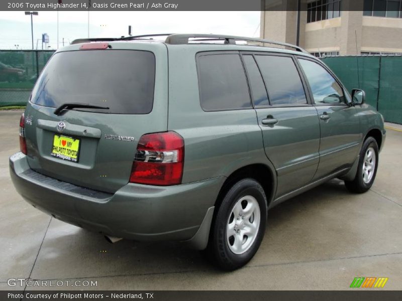 Oasis Green Pearl / Ash Gray 2006 Toyota Highlander I4