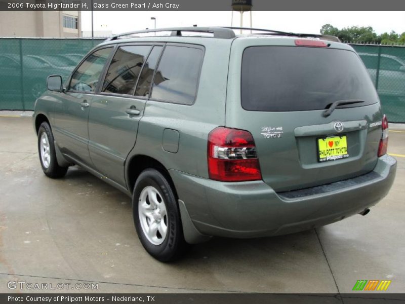 Oasis Green Pearl / Ash Gray 2006 Toyota Highlander I4
