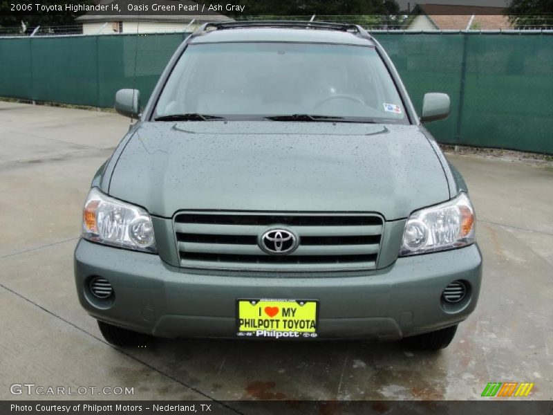 Oasis Green Pearl / Ash Gray 2006 Toyota Highlander I4
