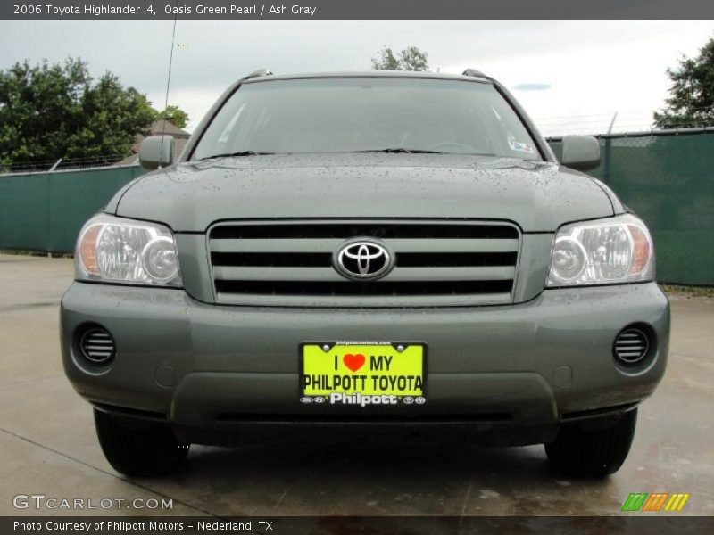 Oasis Green Pearl / Ash Gray 2006 Toyota Highlander I4