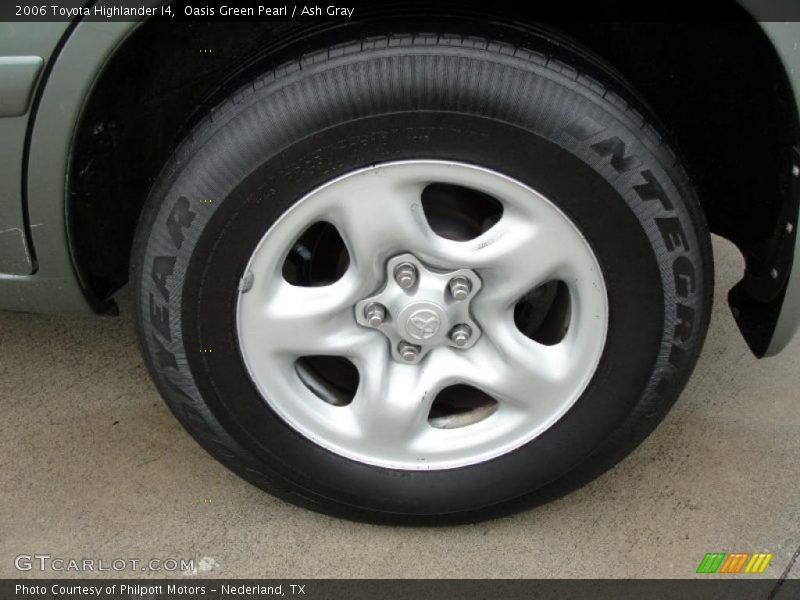 Oasis Green Pearl / Ash Gray 2006 Toyota Highlander I4