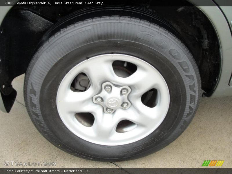 Oasis Green Pearl / Ash Gray 2006 Toyota Highlander I4