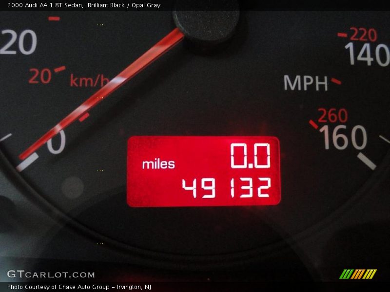 Brilliant Black / Opal Gray 2000 Audi A4 1.8T Sedan