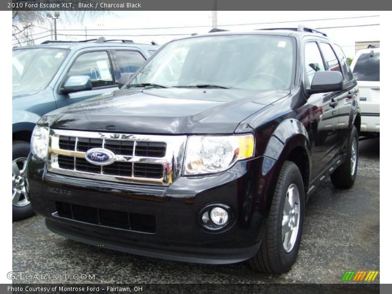 Black / Charcoal Black 2010 Ford Escape XLT
