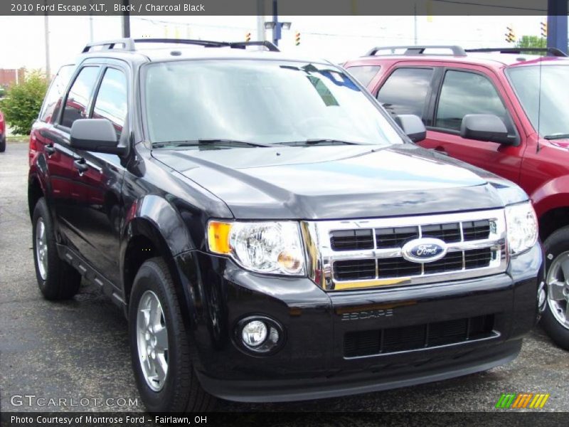 Black / Charcoal Black 2010 Ford Escape XLT