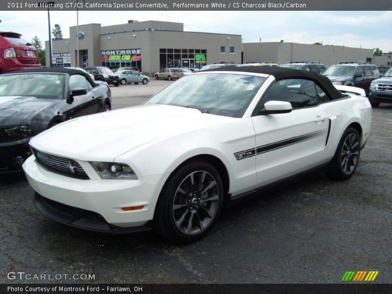 Performance White / CS Charcoal Black/Carbon 2011 Ford Mustang GT/CS California Special Convertible
