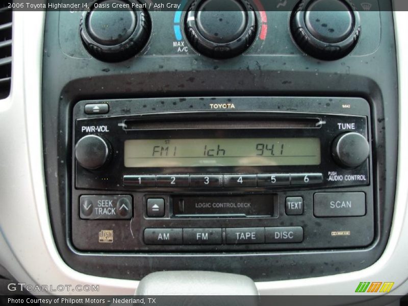 Oasis Green Pearl / Ash Gray 2006 Toyota Highlander I4