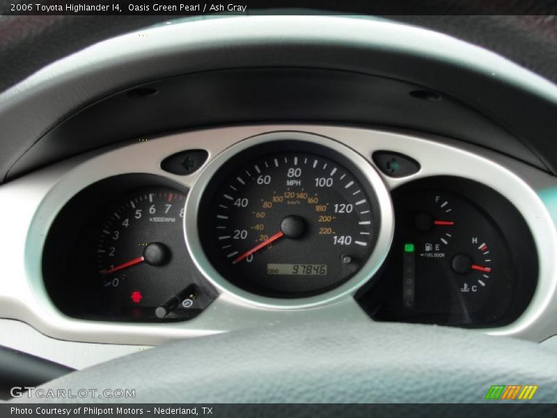 Oasis Green Pearl / Ash Gray 2006 Toyota Highlander I4