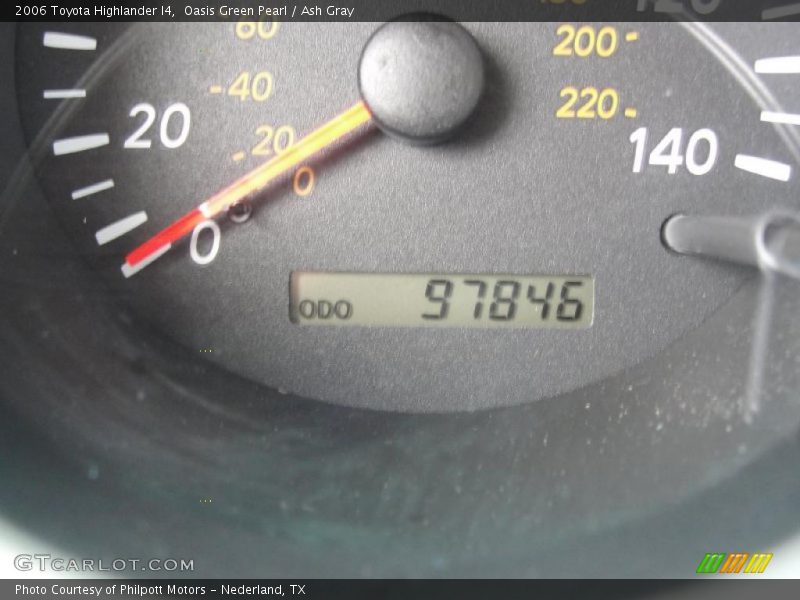 Oasis Green Pearl / Ash Gray 2006 Toyota Highlander I4