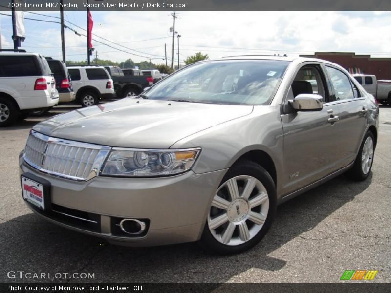 Vapor Silver Metallic / Dark Charcoal 2008 Lincoln MKZ Sedan