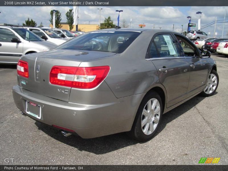 Vapor Silver Metallic / Dark Charcoal 2008 Lincoln MKZ Sedan