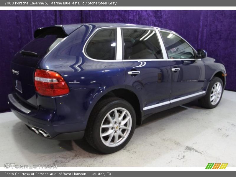 Marine Blue Metallic / Stone/Steel Grey 2008 Porsche Cayenne S