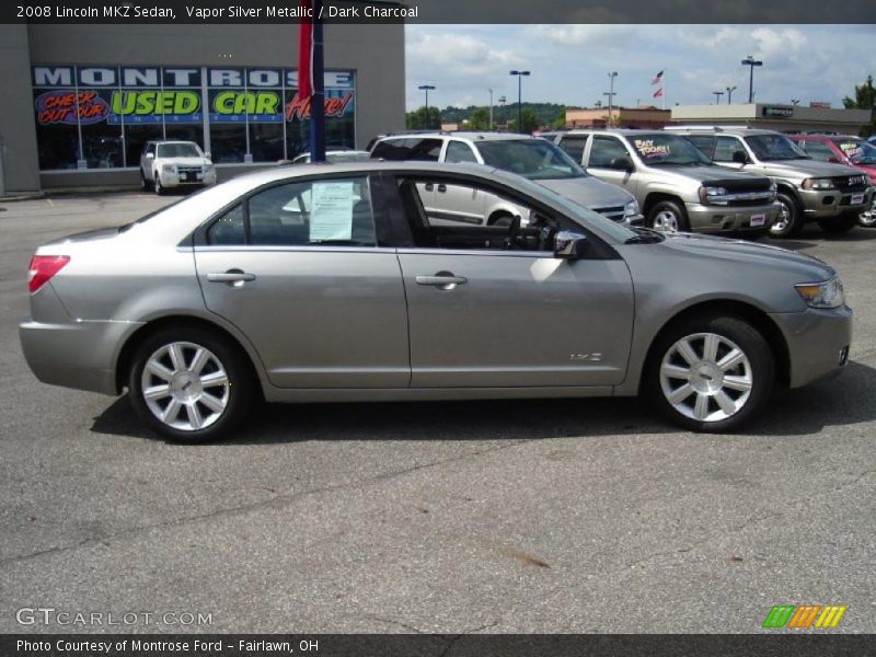 Vapor Silver Metallic / Dark Charcoal 2008 Lincoln MKZ Sedan
