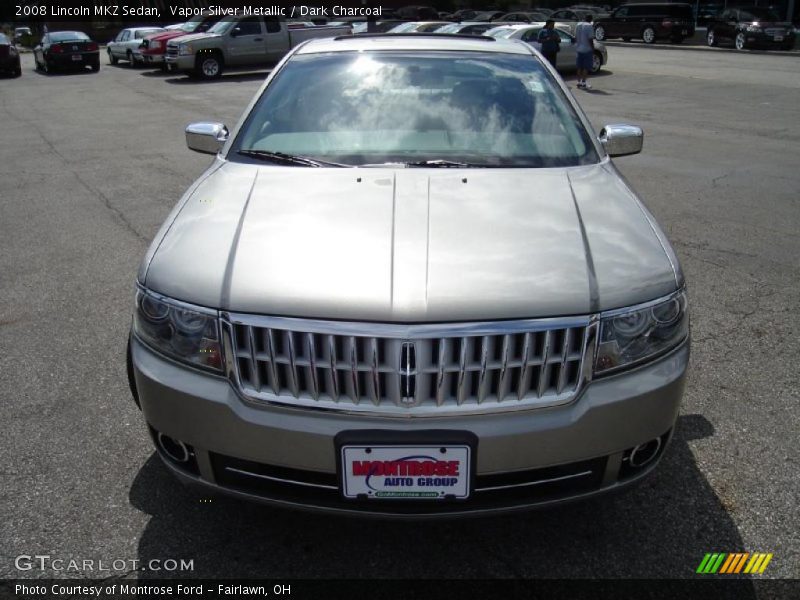 Vapor Silver Metallic / Dark Charcoal 2008 Lincoln MKZ Sedan