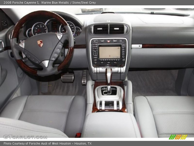 Marine Blue Metallic / Stone/Steel Grey 2008 Porsche Cayenne S