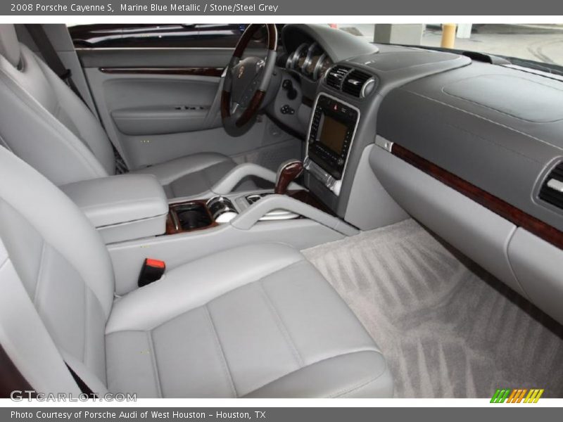 Marine Blue Metallic / Stone/Steel Grey 2008 Porsche Cayenne S