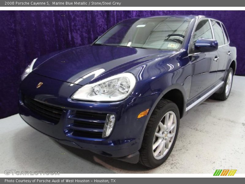 Marine Blue Metallic / Stone/Steel Grey 2008 Porsche Cayenne S
