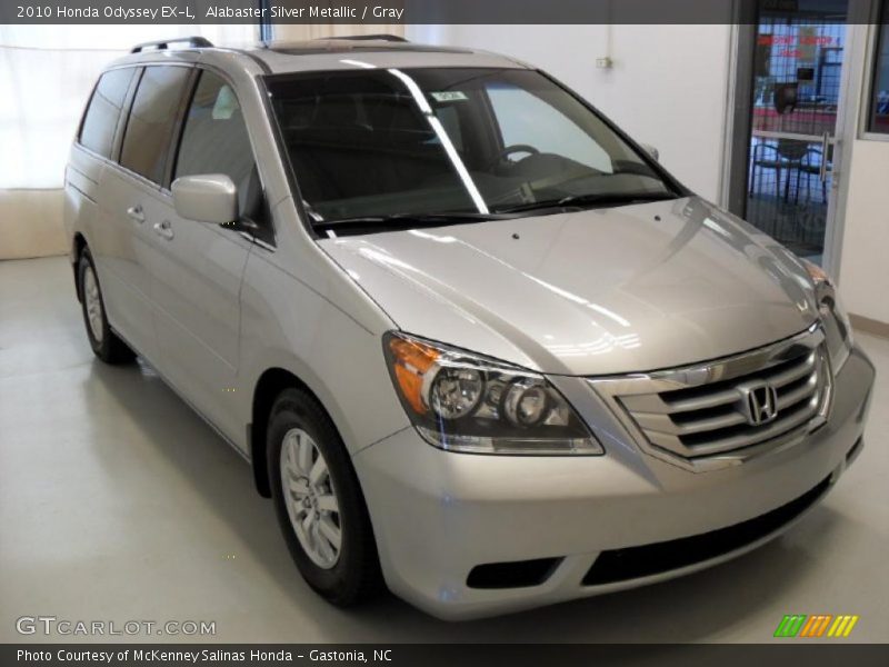 Alabaster Silver Metallic / Gray 2010 Honda Odyssey EX-L