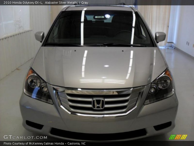 Alabaster Silver Metallic / Gray 2010 Honda Odyssey EX-L