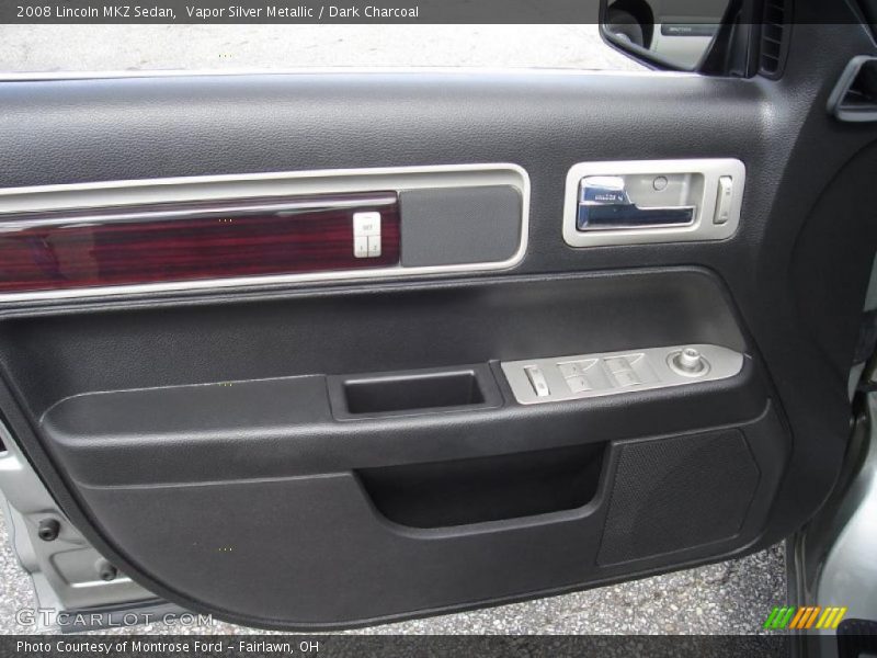 Vapor Silver Metallic / Dark Charcoal 2008 Lincoln MKZ Sedan