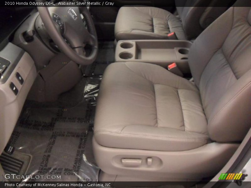 Alabaster Silver Metallic / Gray 2010 Honda Odyssey EX-L