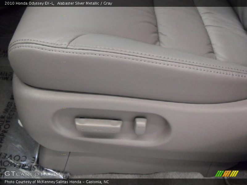 Alabaster Silver Metallic / Gray 2010 Honda Odyssey EX-L