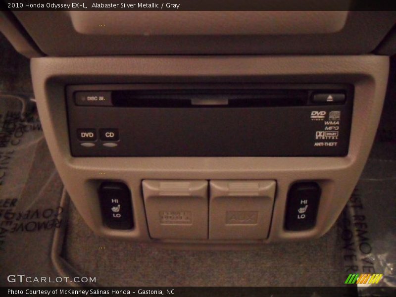 Alabaster Silver Metallic / Gray 2010 Honda Odyssey EX-L