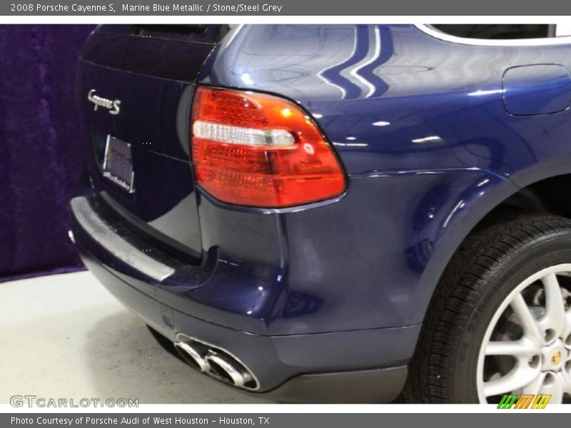 Marine Blue Metallic / Stone/Steel Grey 2008 Porsche Cayenne S