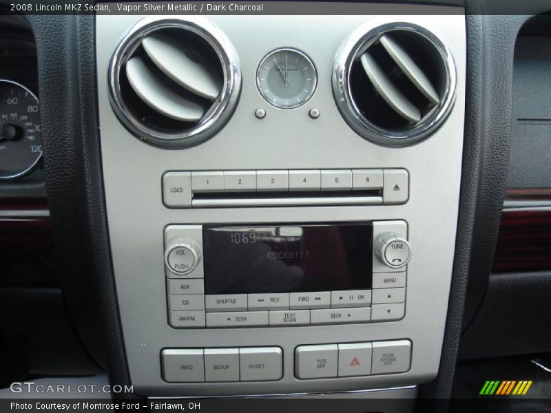 Vapor Silver Metallic / Dark Charcoal 2008 Lincoln MKZ Sedan