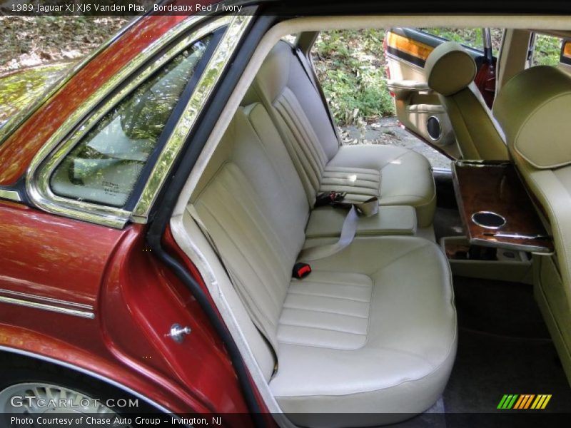 Bordeaux Red / Ivory 1989 Jaguar XJ XJ6 Vanden Plas