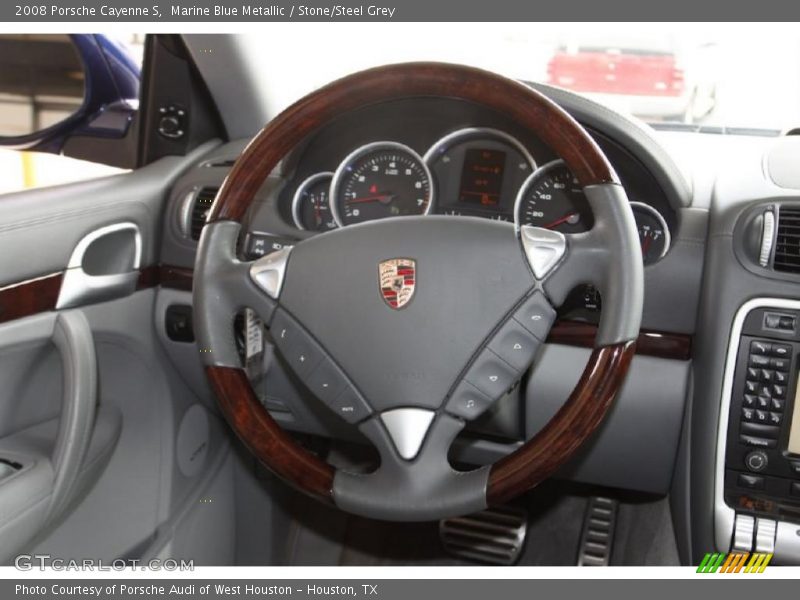 Marine Blue Metallic / Stone/Steel Grey 2008 Porsche Cayenne S