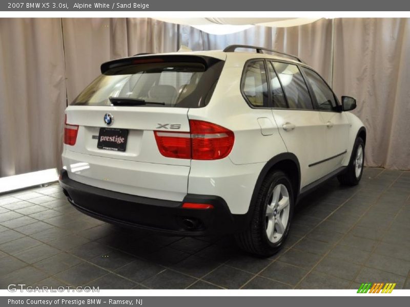 Alpine White / Sand Beige 2007 BMW X5 3.0si